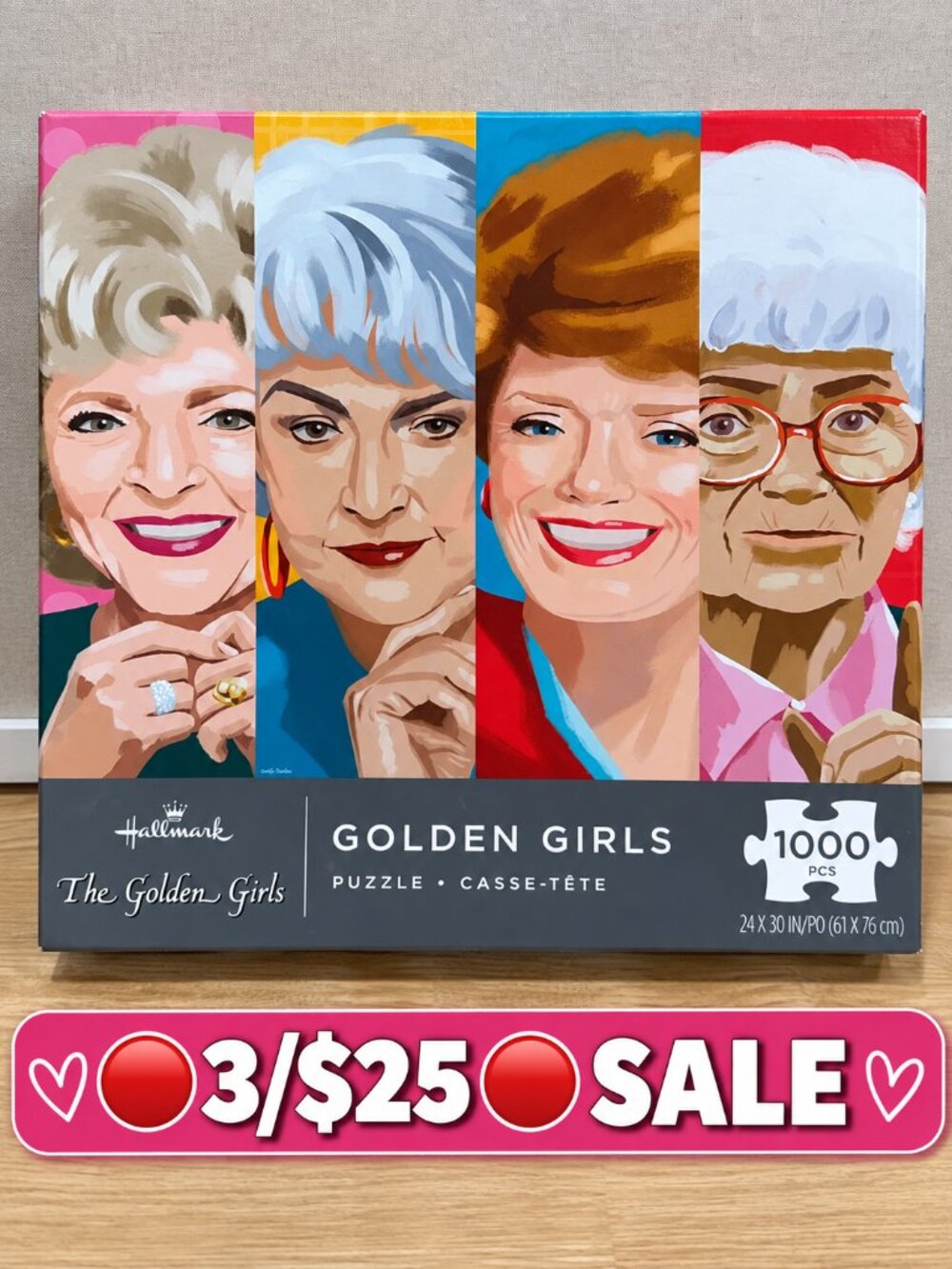Hallmark Golden Girls 1000 Piece Puzzle TV Show 🔴3/$25🔴sale